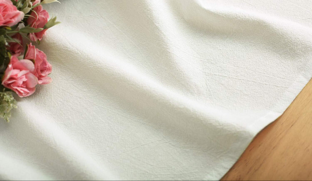 Long White Decorative Table Runner