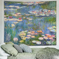 Monet Waterlily Floral Wall Tapestry