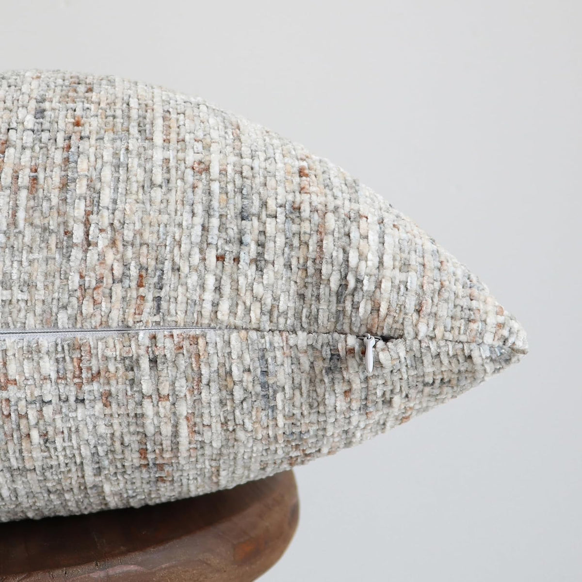 Boho Chenille Woven Neutral Pillow Covers