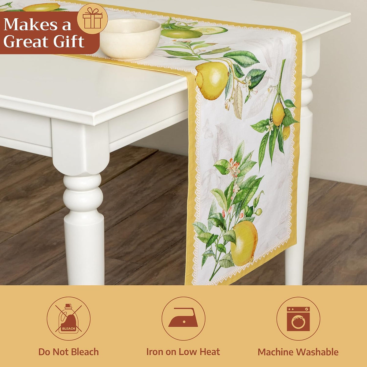 Cotton Single‑Layer Decorative Table Runner
