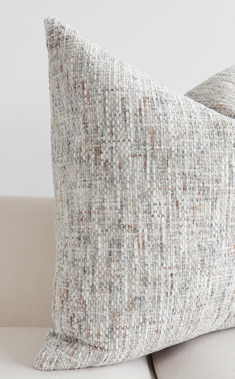 Boho Chenille Woven Neutral Pillow Covers