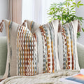 Boho Tasseled Chenille Pillow Covers