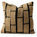 Hemp‑Pattern Woven Striped Throw Pillow