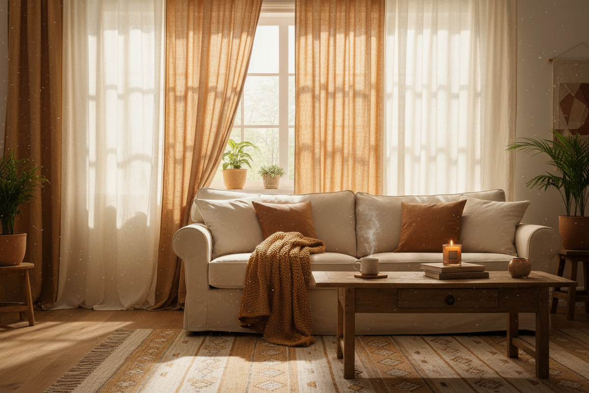 Linen Window Curtains